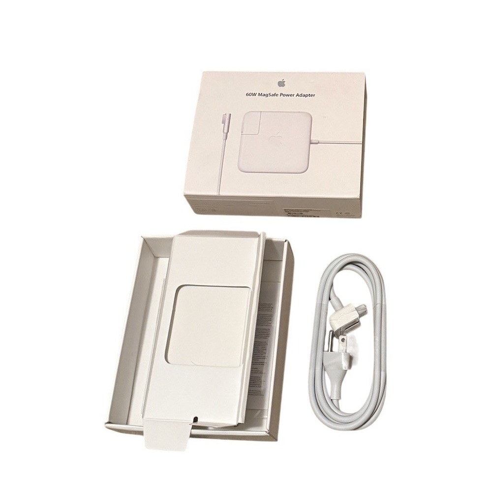 Apple 60W MagSafe Power‎ Adapter Charger w/ AC Extension Cable & Box